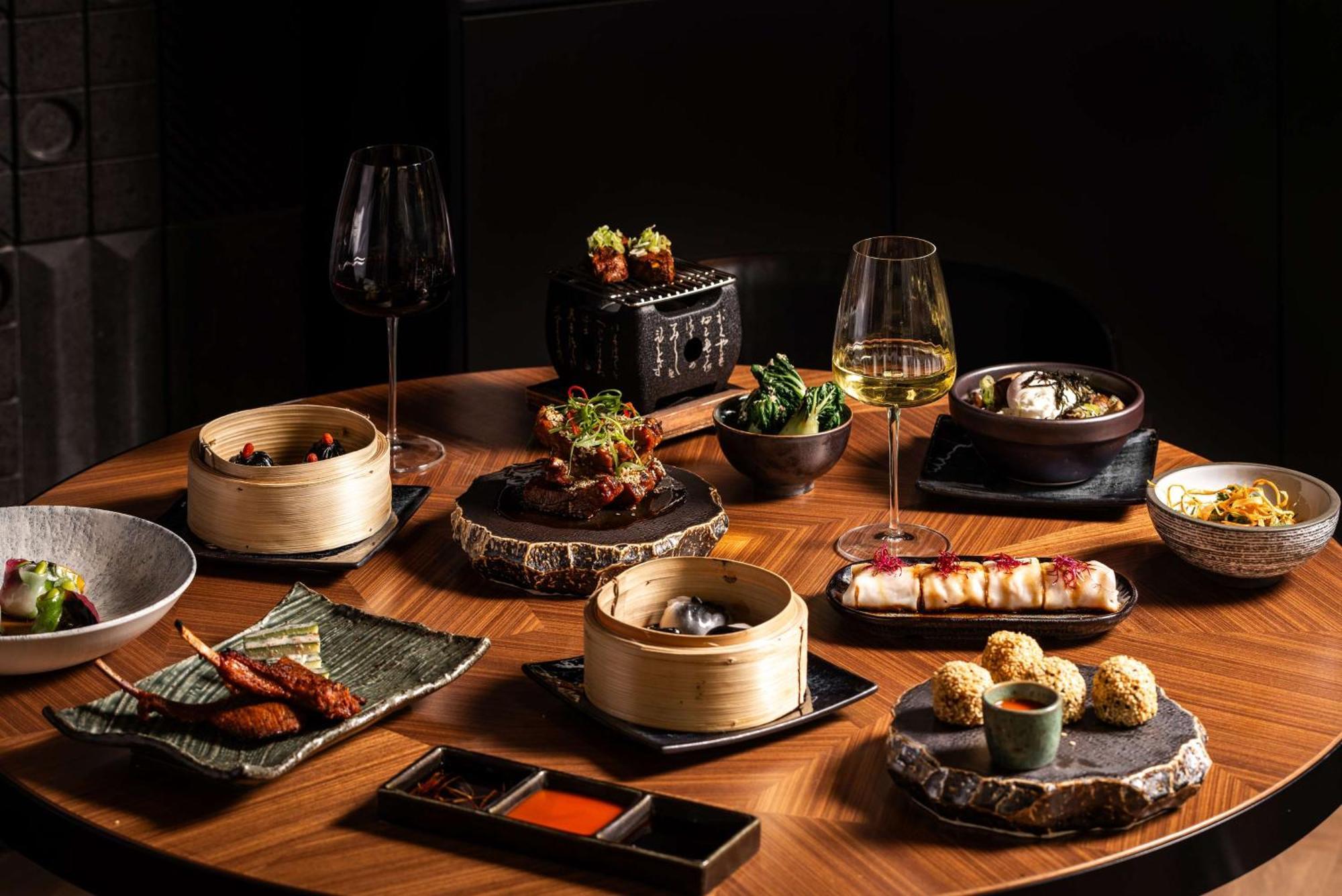 Art'Otel Zagreb, Powered By Radisson Hotels Ngoại thất bức ảnh A selection of dishes at the restaurant